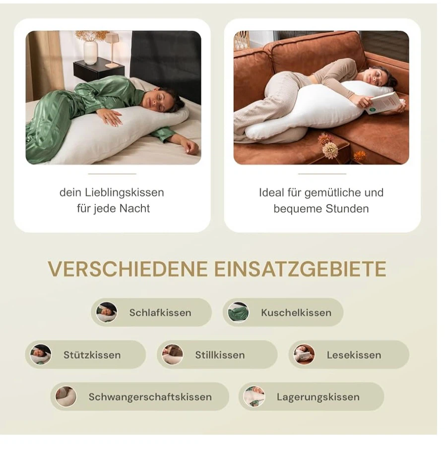 White ergonomic side sleeper pillow - photo 5