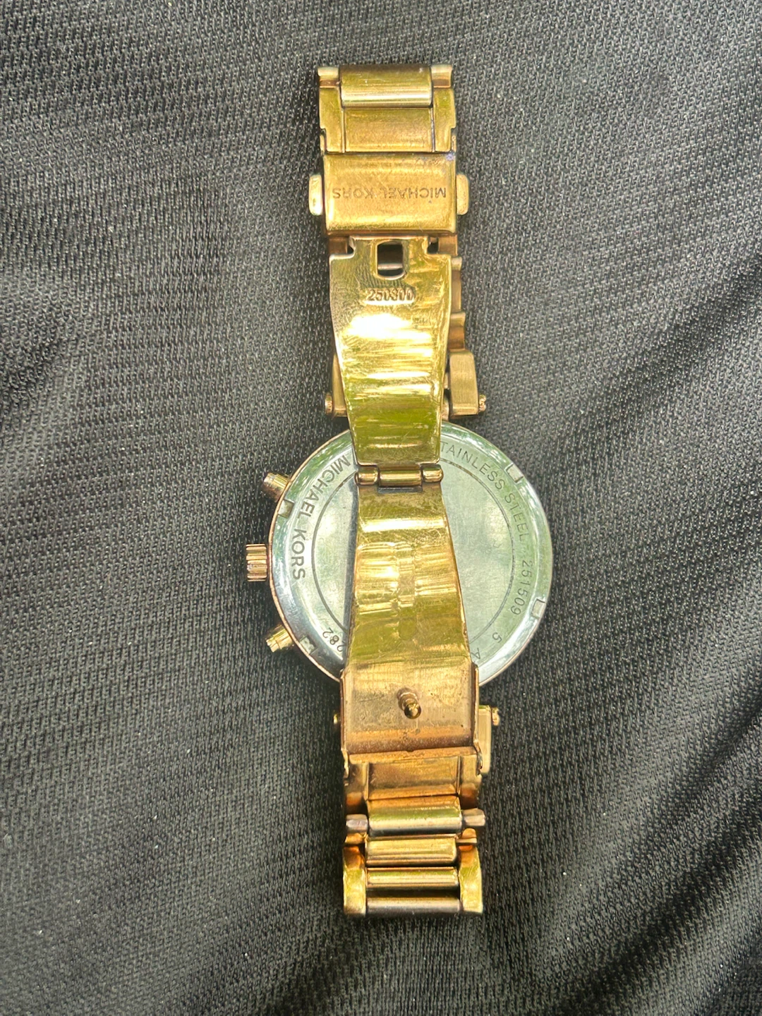 Michael Kors Gold-Tone Pavé Crystal Chronograph Watch - photo 2