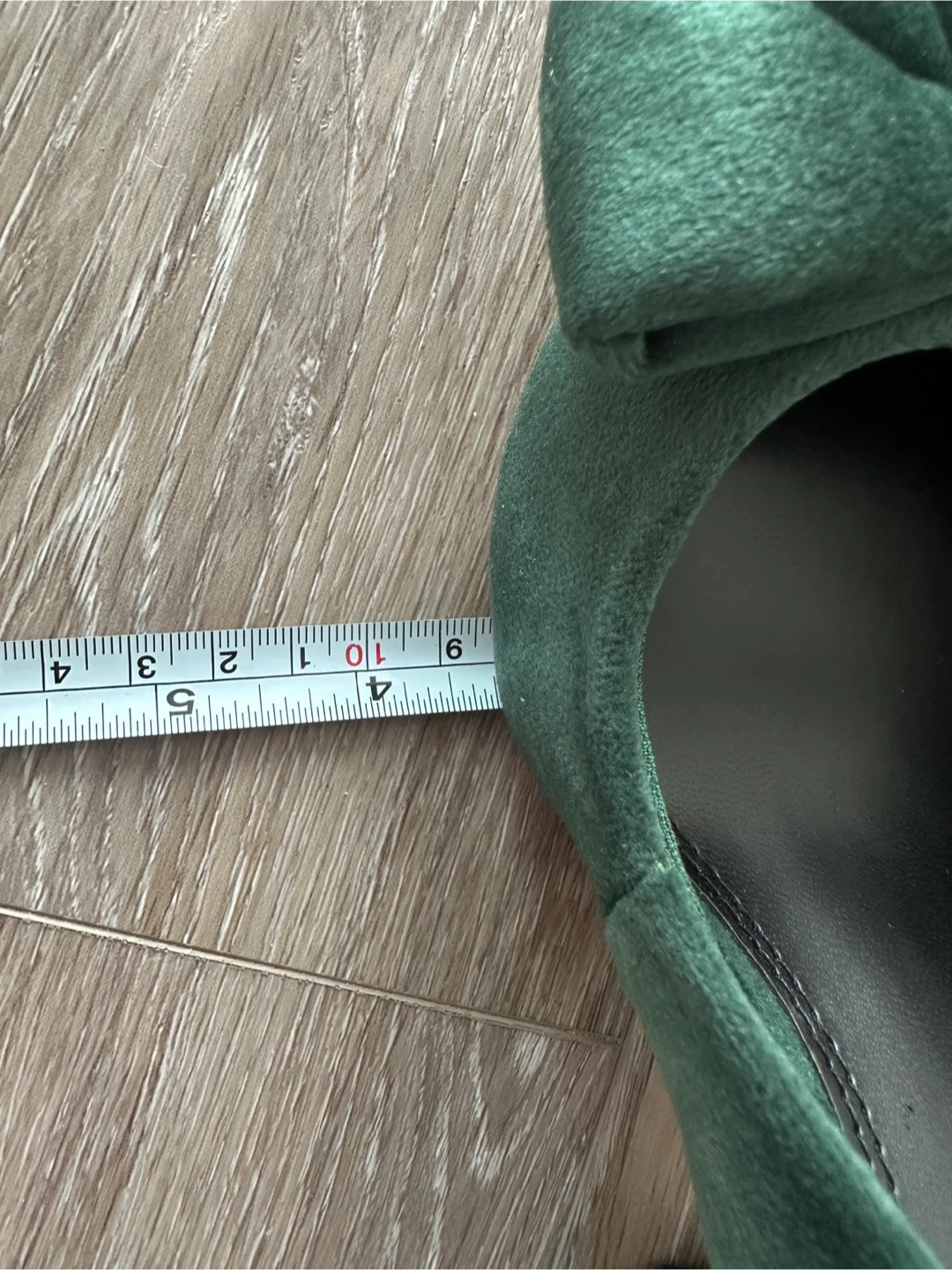 Brand New Green Velvet Bow Detail Mid Heeled Shoes UK 3 - photo 4