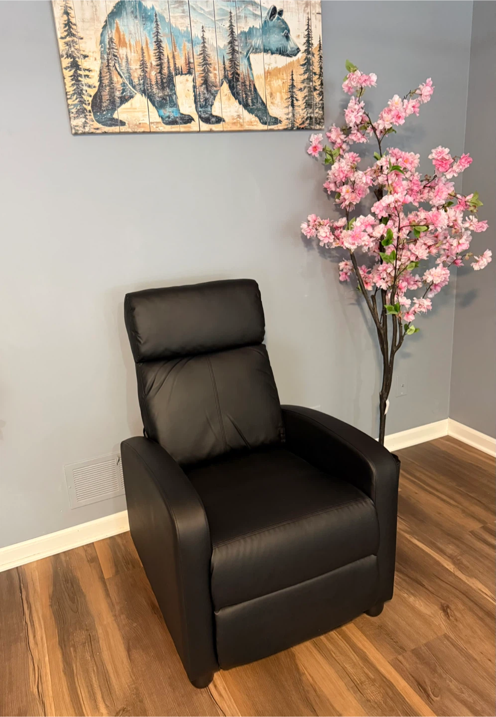 Black Recliner Chair