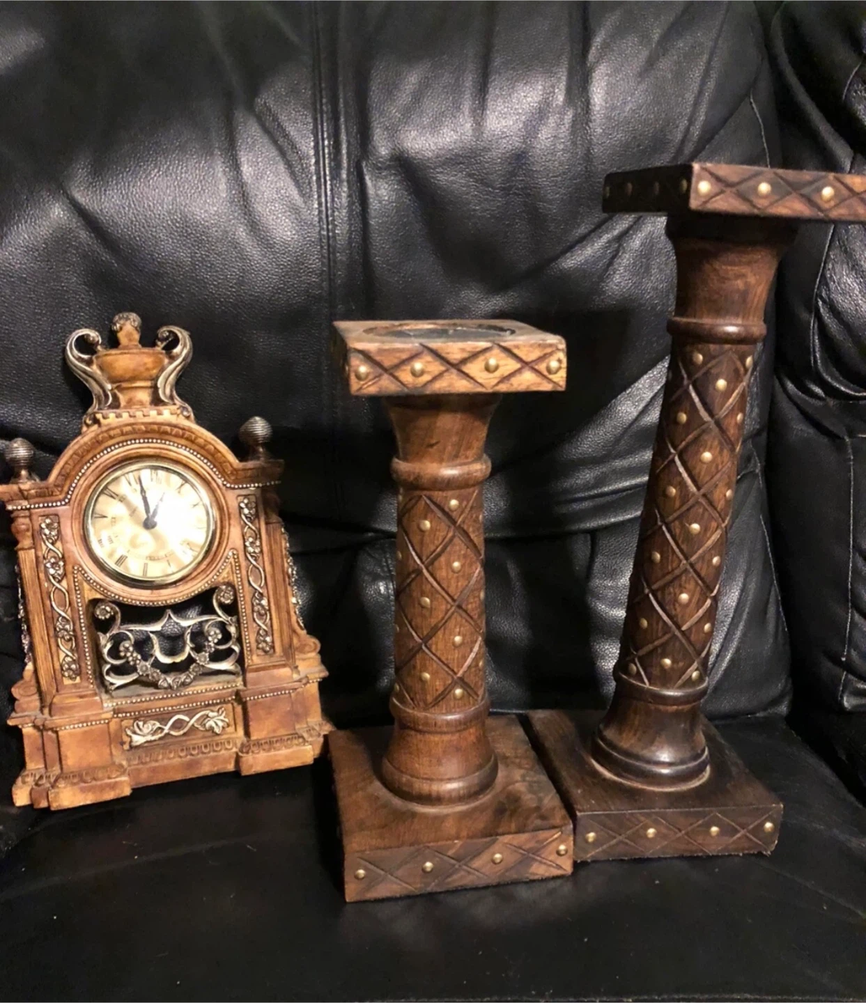 Fall Collection: Clock, pedestal candle holders, bouquet, lamp - photo 5