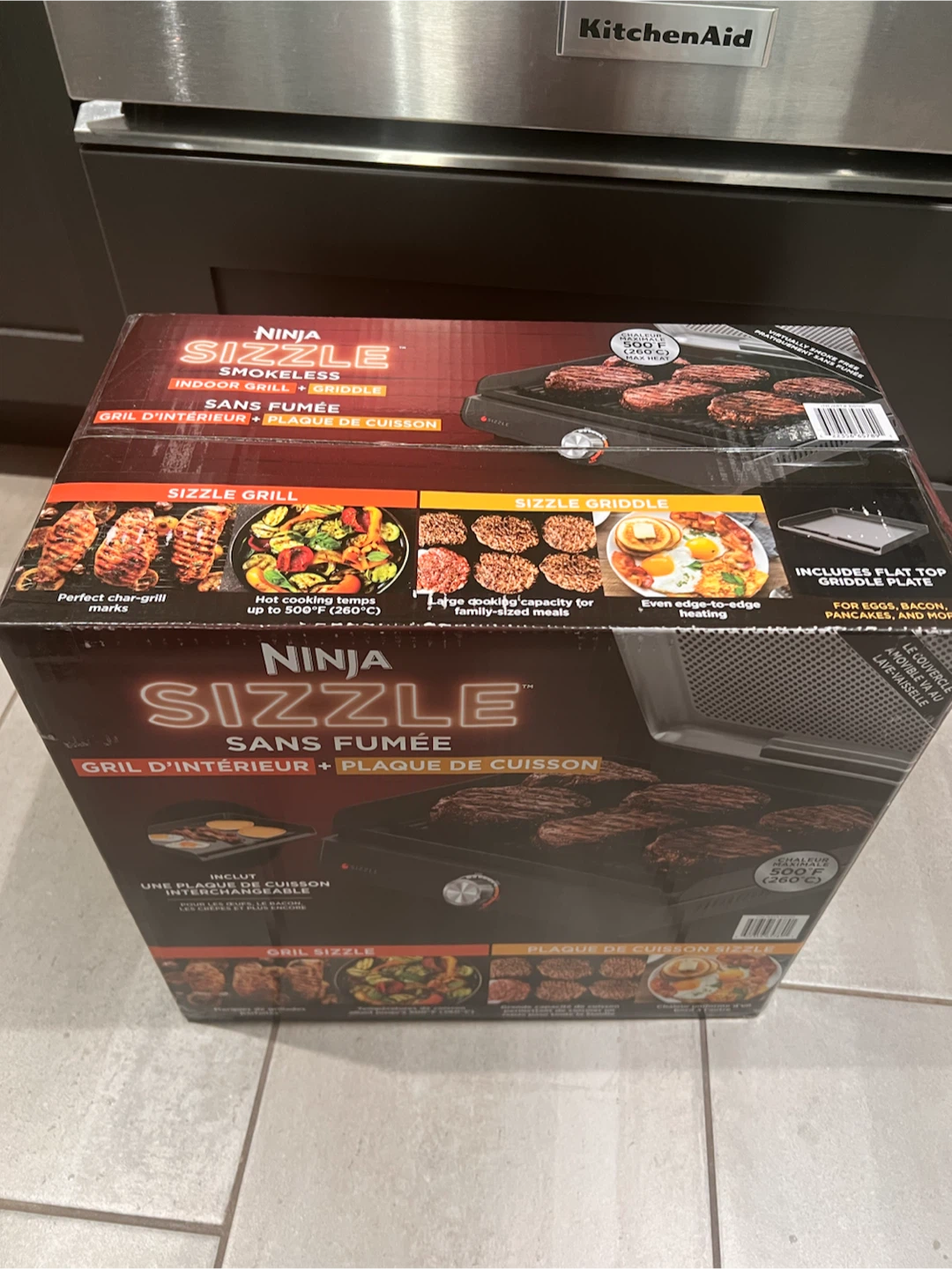 Ninja Sizzle Smokeless Indoor Grill and Griddle - photo 2