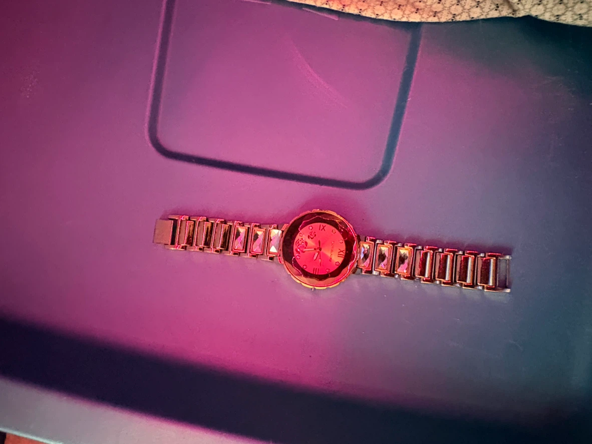 Rose Gold Tone Michael Kors Watch with Crystal Accents - photo 2