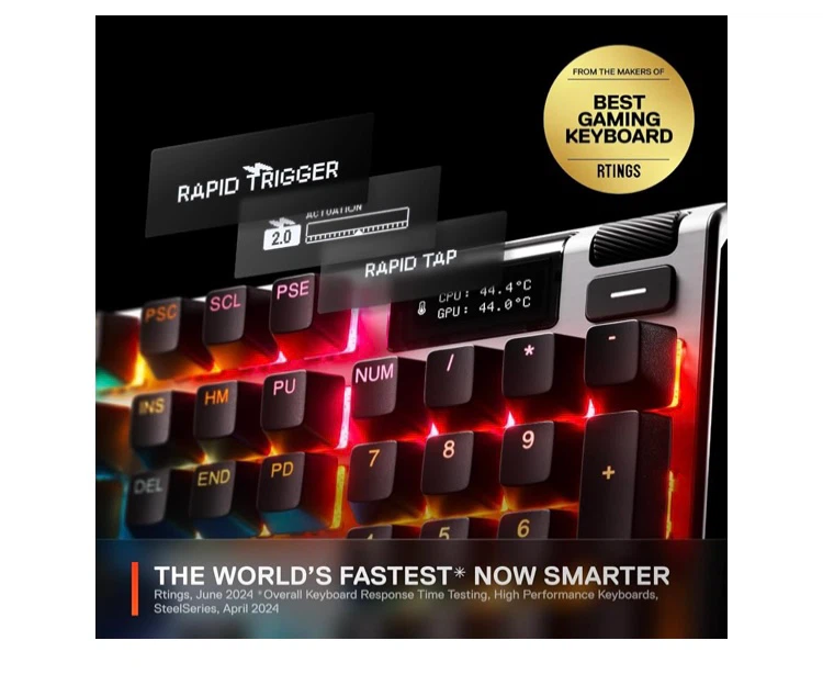 SteelSeries Apex Pro OmniPoint 3.0 Gaming Keyboard - photo 3