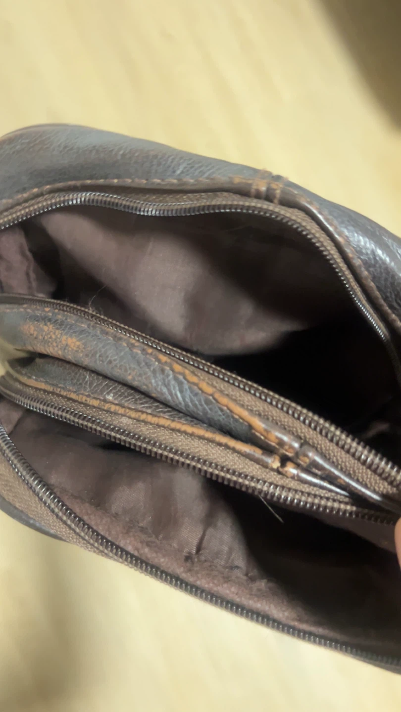 Brown Faux Leather Crossbody Bag - photo 2