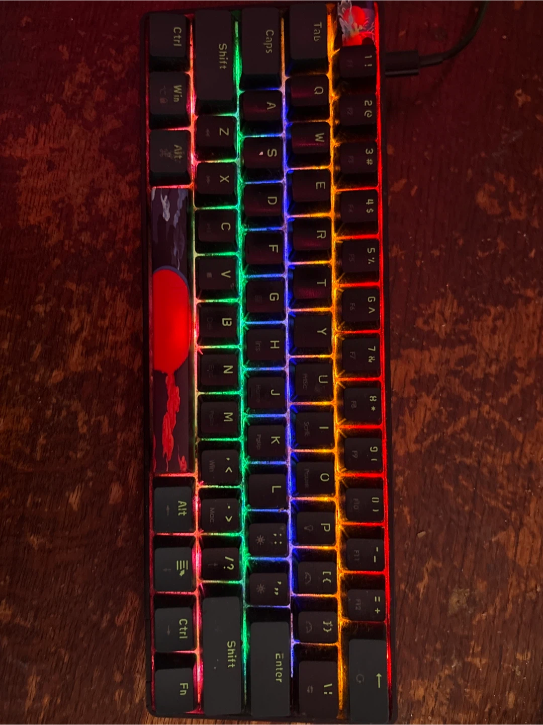 Gaming Keyboard with RGB Lighting