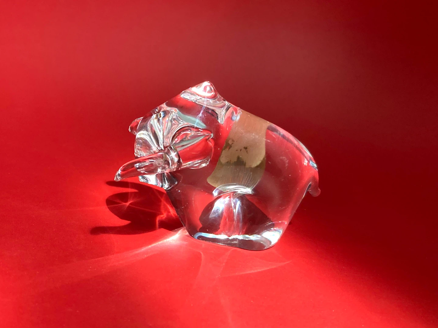 Vintage Murano Glass Bull Paperweight - photo 5