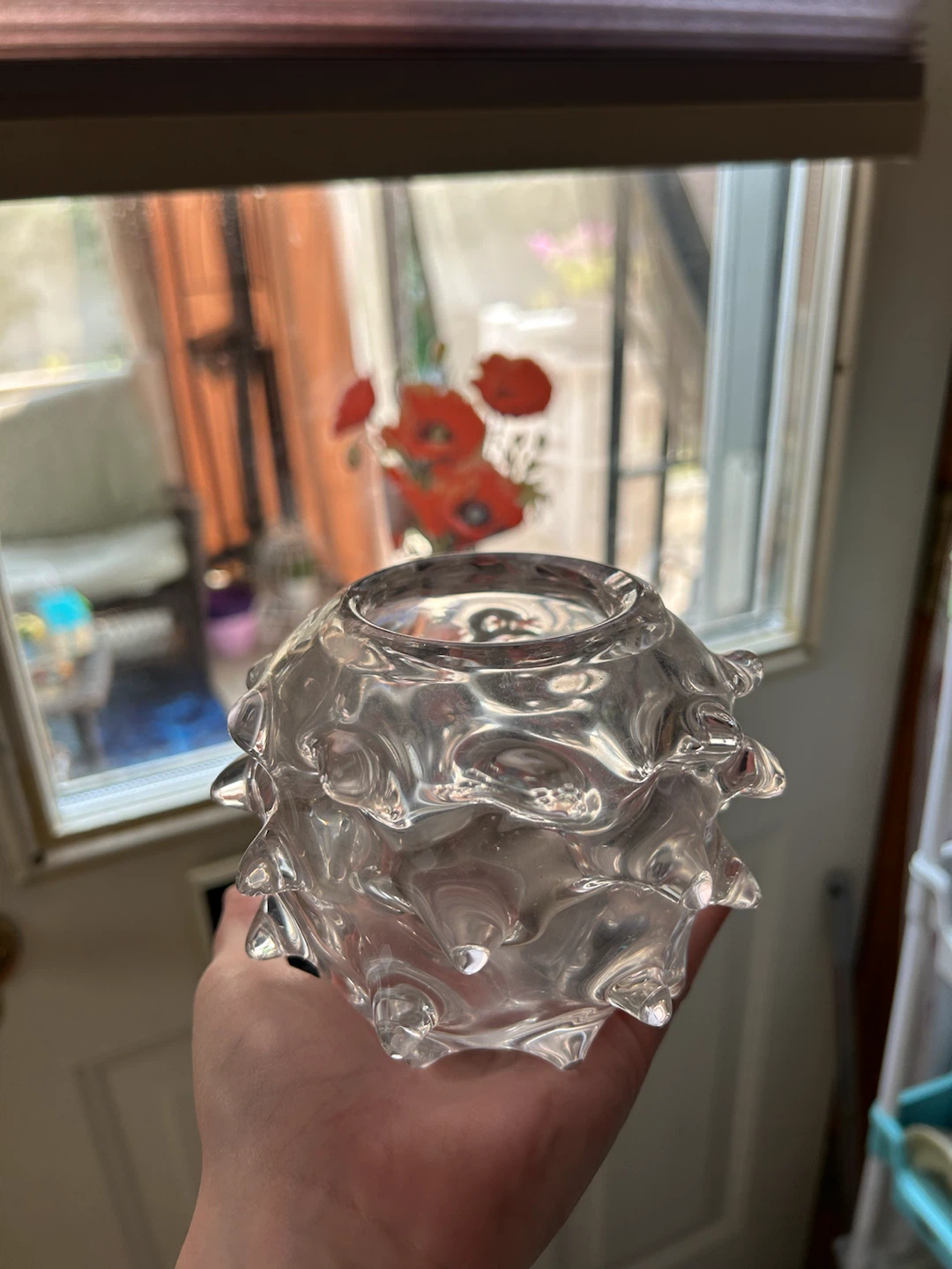 Glass Candle Holder