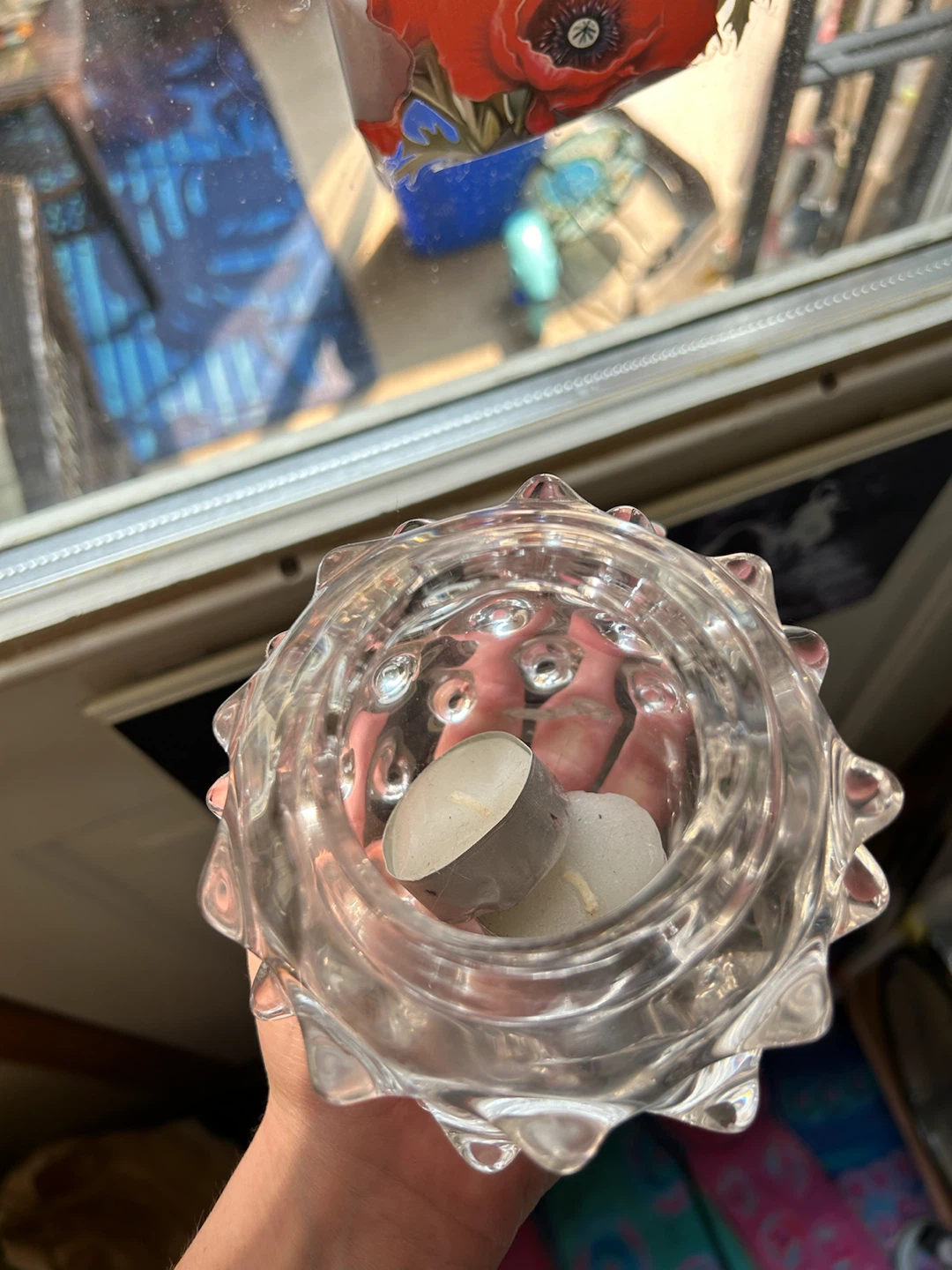 Glass Candle Holder - photo 2