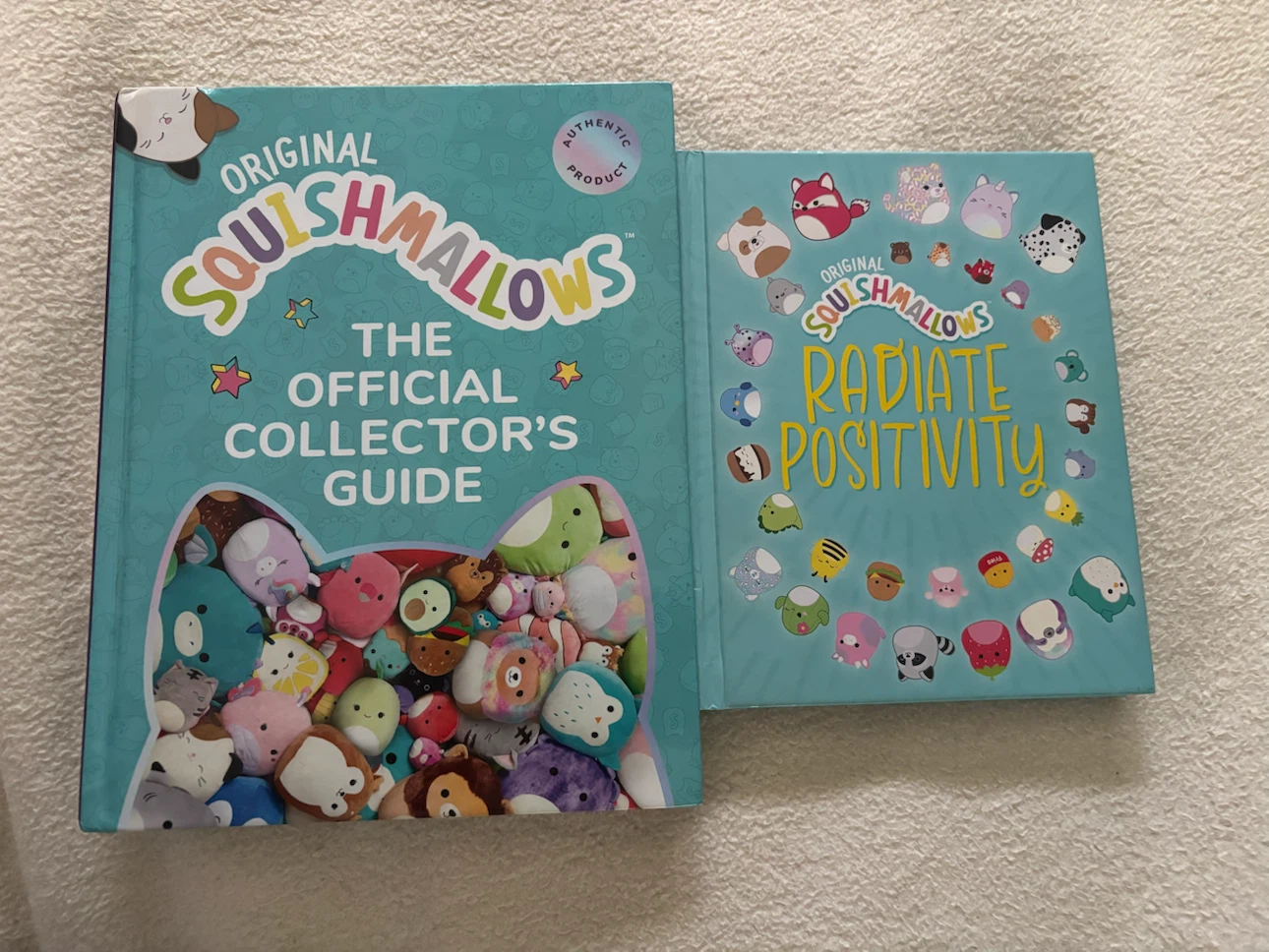 Squishmallows Collector's Guide and Radiate Positivity Book Set