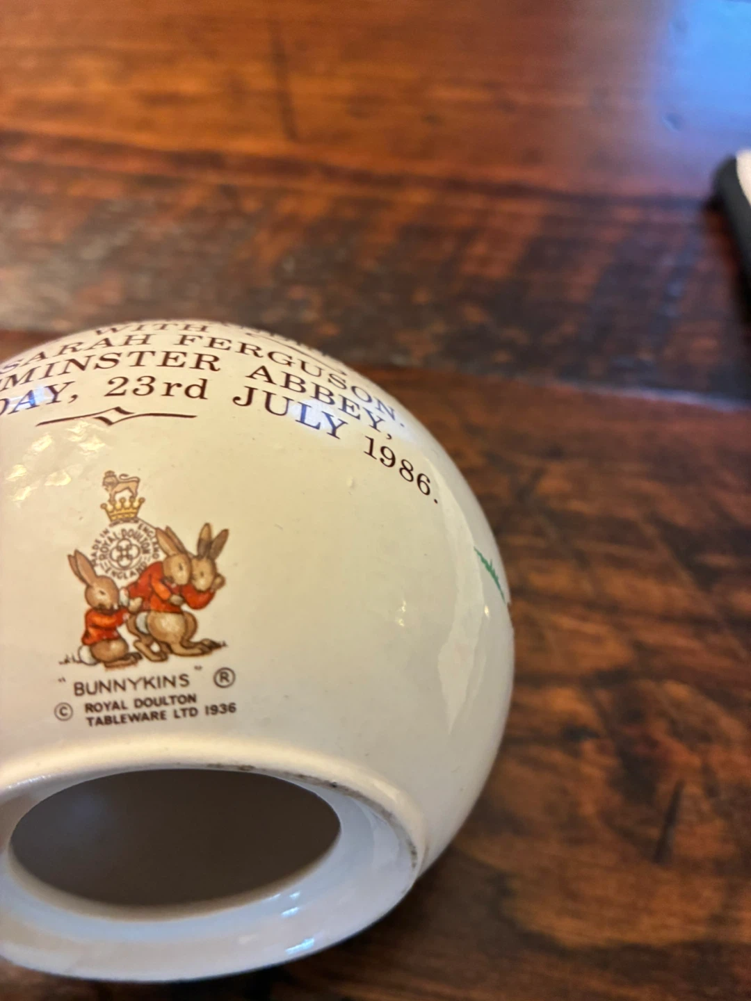 Royal Doulton Bunnykins Coin Bank - photo 2