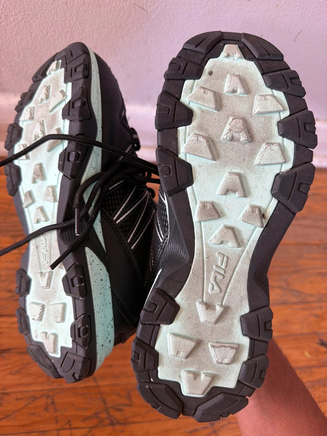 Fila Women's Running Shoes Size 6.5 Black/Mint - photo 3