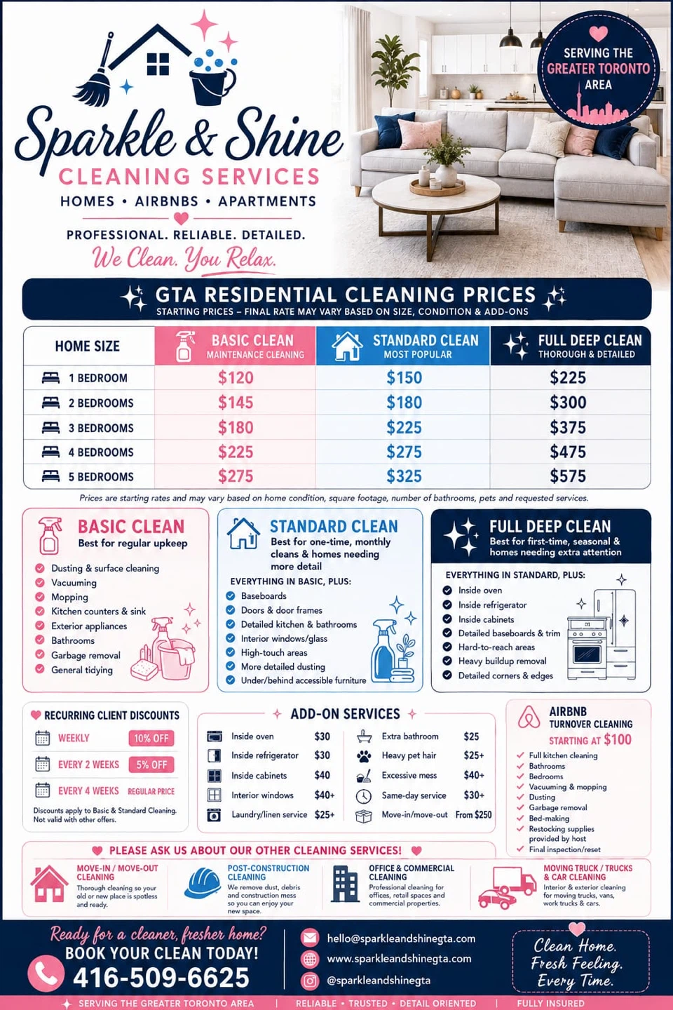Sparkle & Shine Cleaning Services
