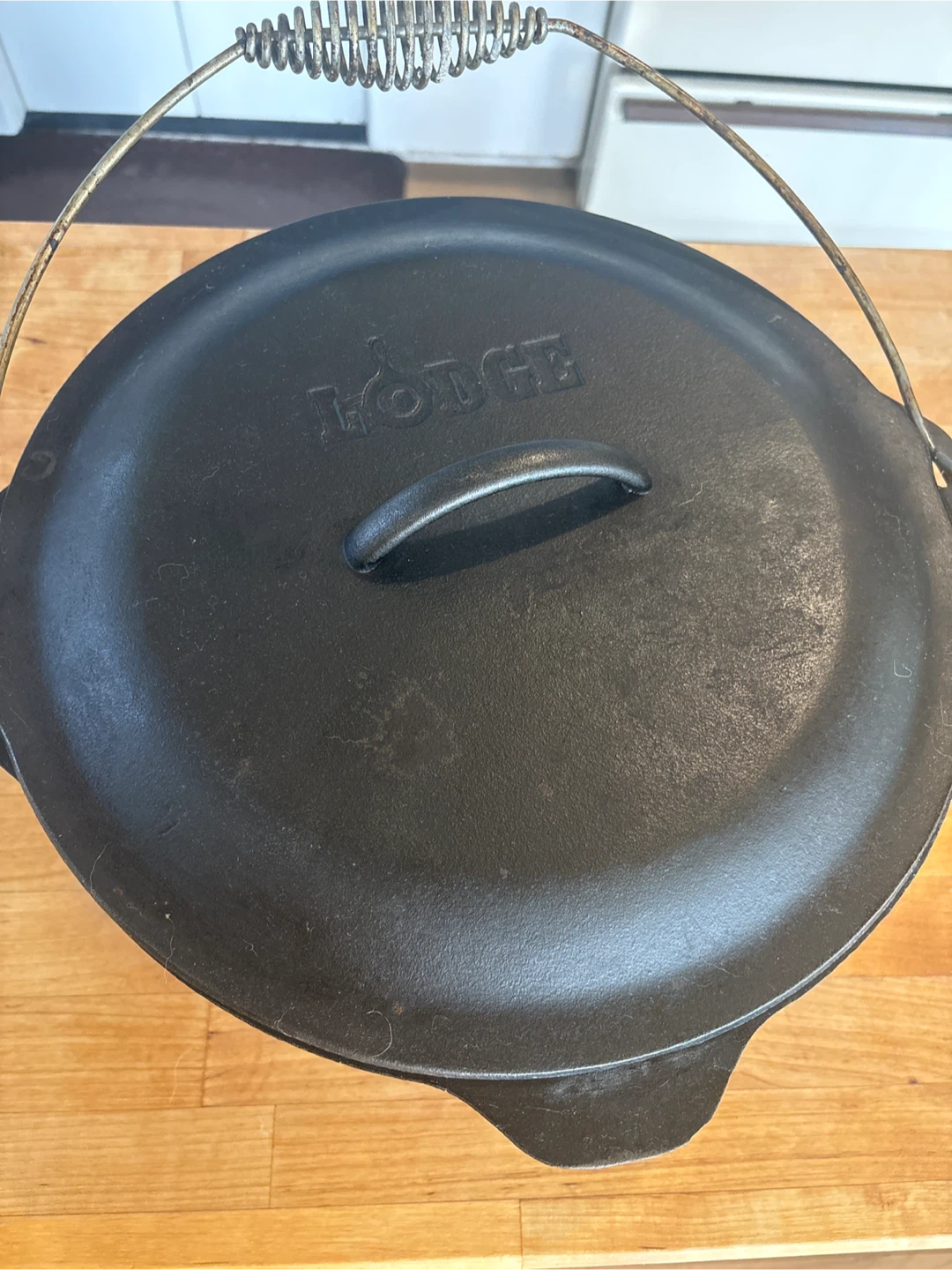 Lodge 12 inch cast iron dutch oven