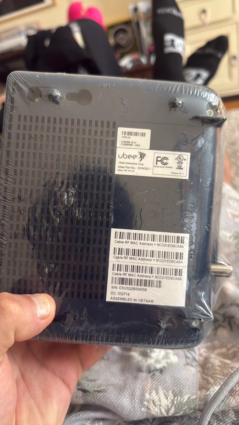 Ubee Spectrum DDM352.1 Cable Modem