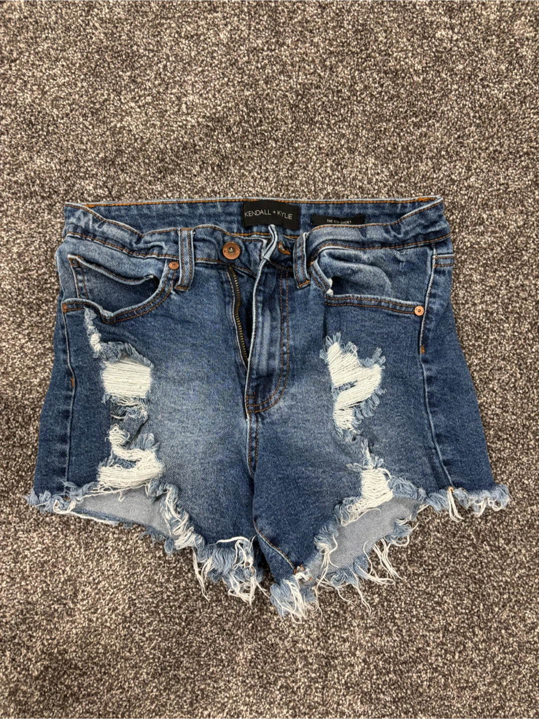 Kendall + Kylie "The Icon Short" Denim Shorts