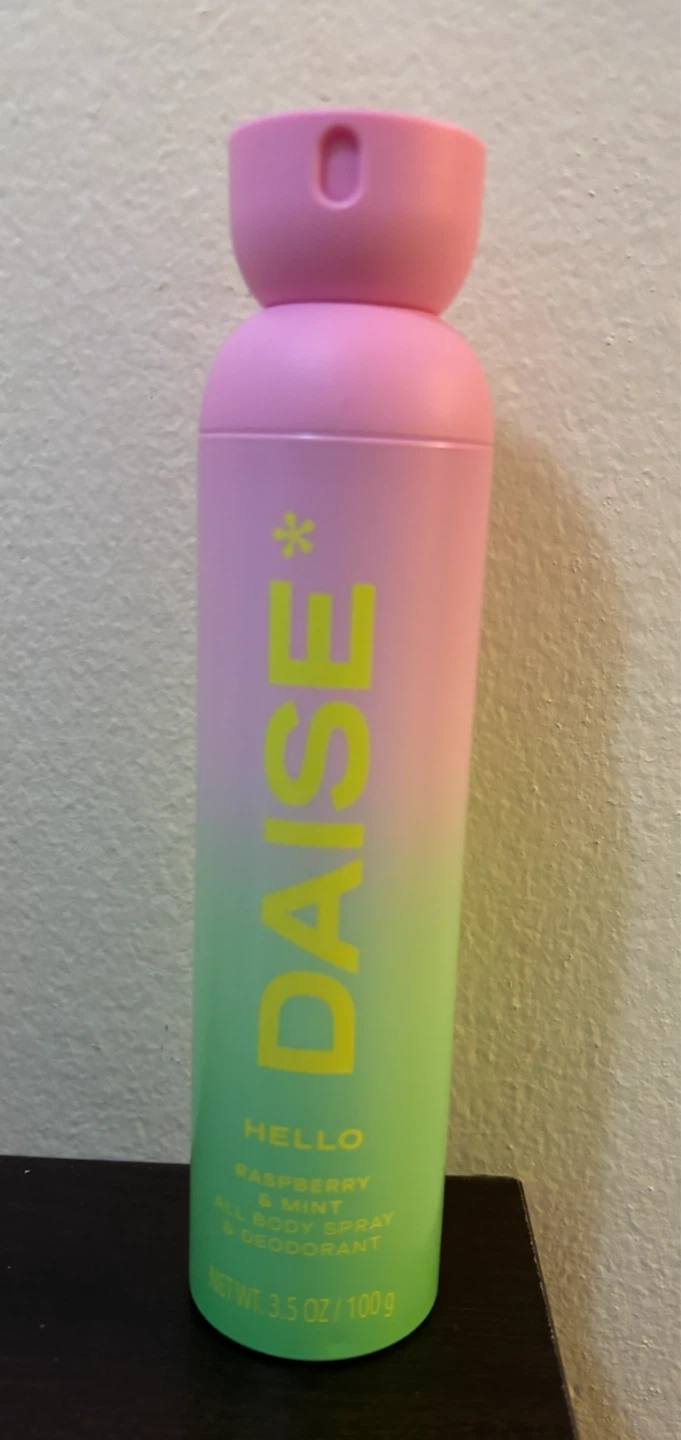 NEW-Daisie Hello Raspberry & Mint All Body Spray & Deodorant