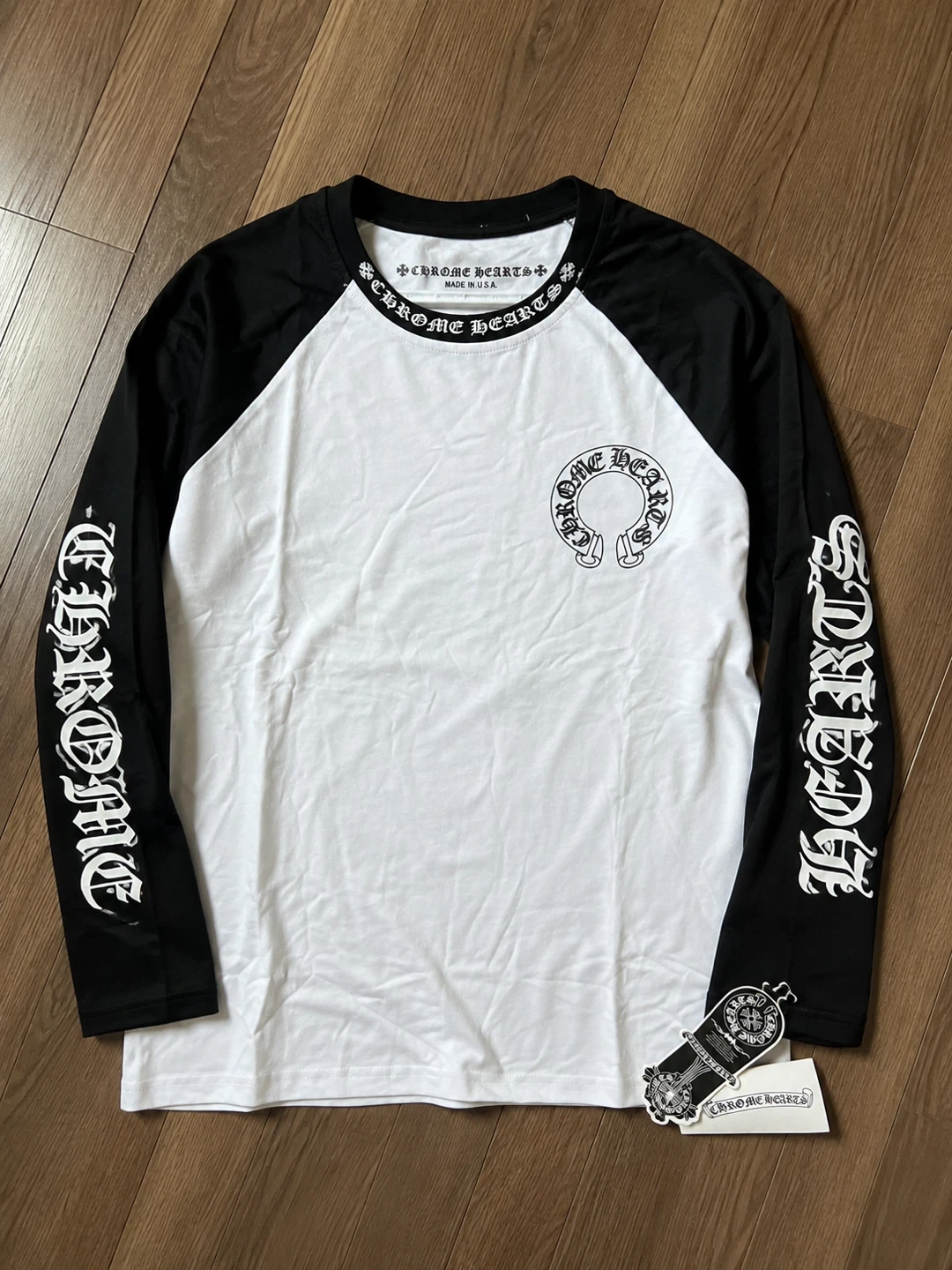Chrome Hearts Long Sleeve Raglan T-Shirt Size S