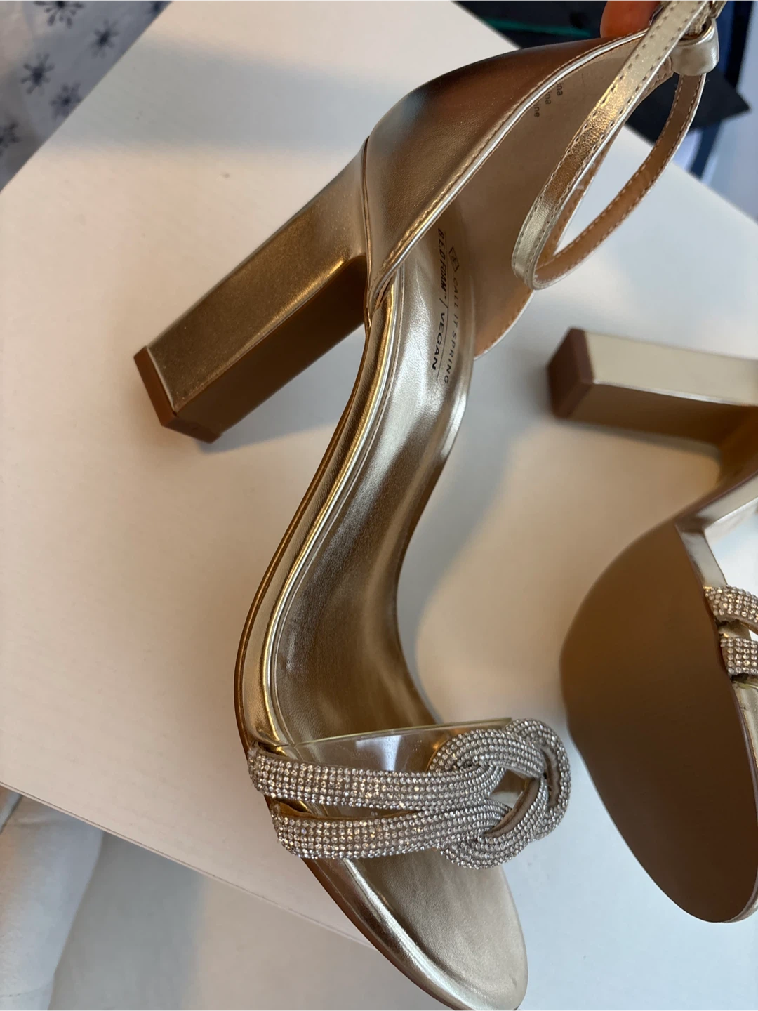 Call It Spring Gold Heels - photo 2