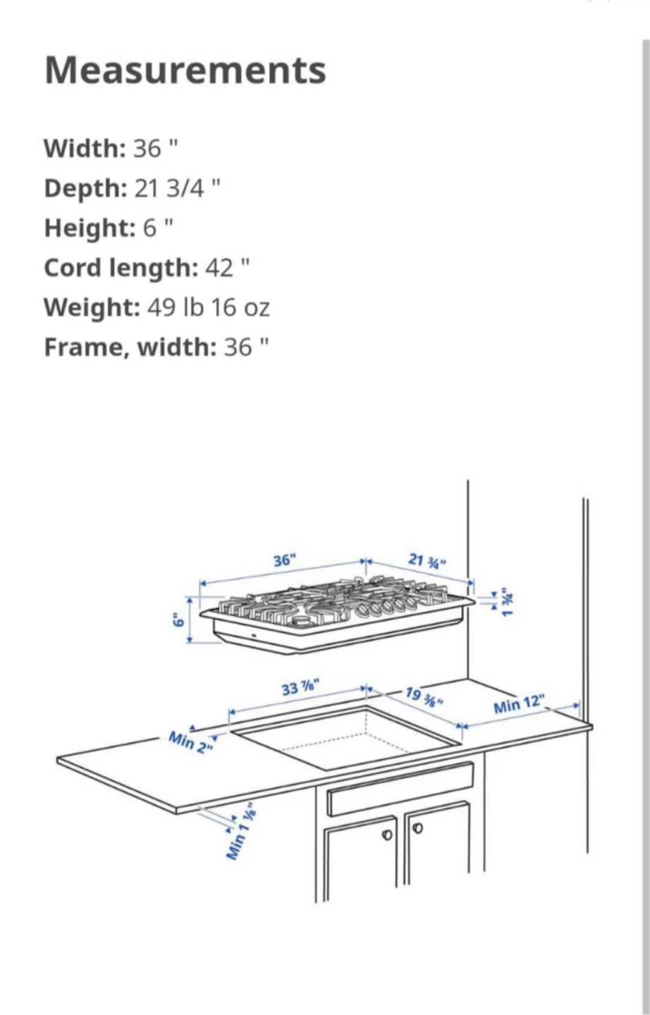 IKEA Gas Cooktop - photo 2