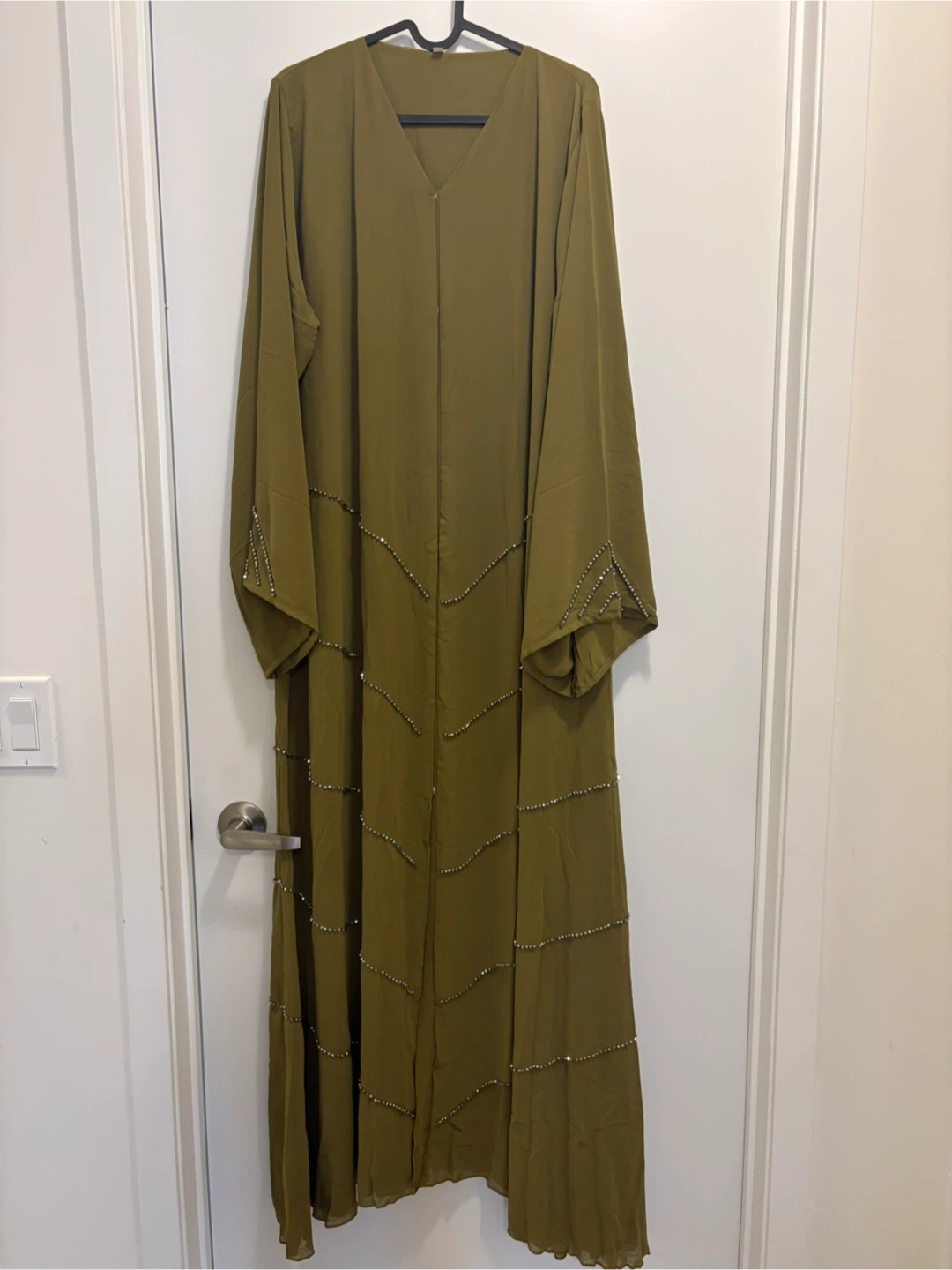 Brand new beaded chiffon abayas - photo 2