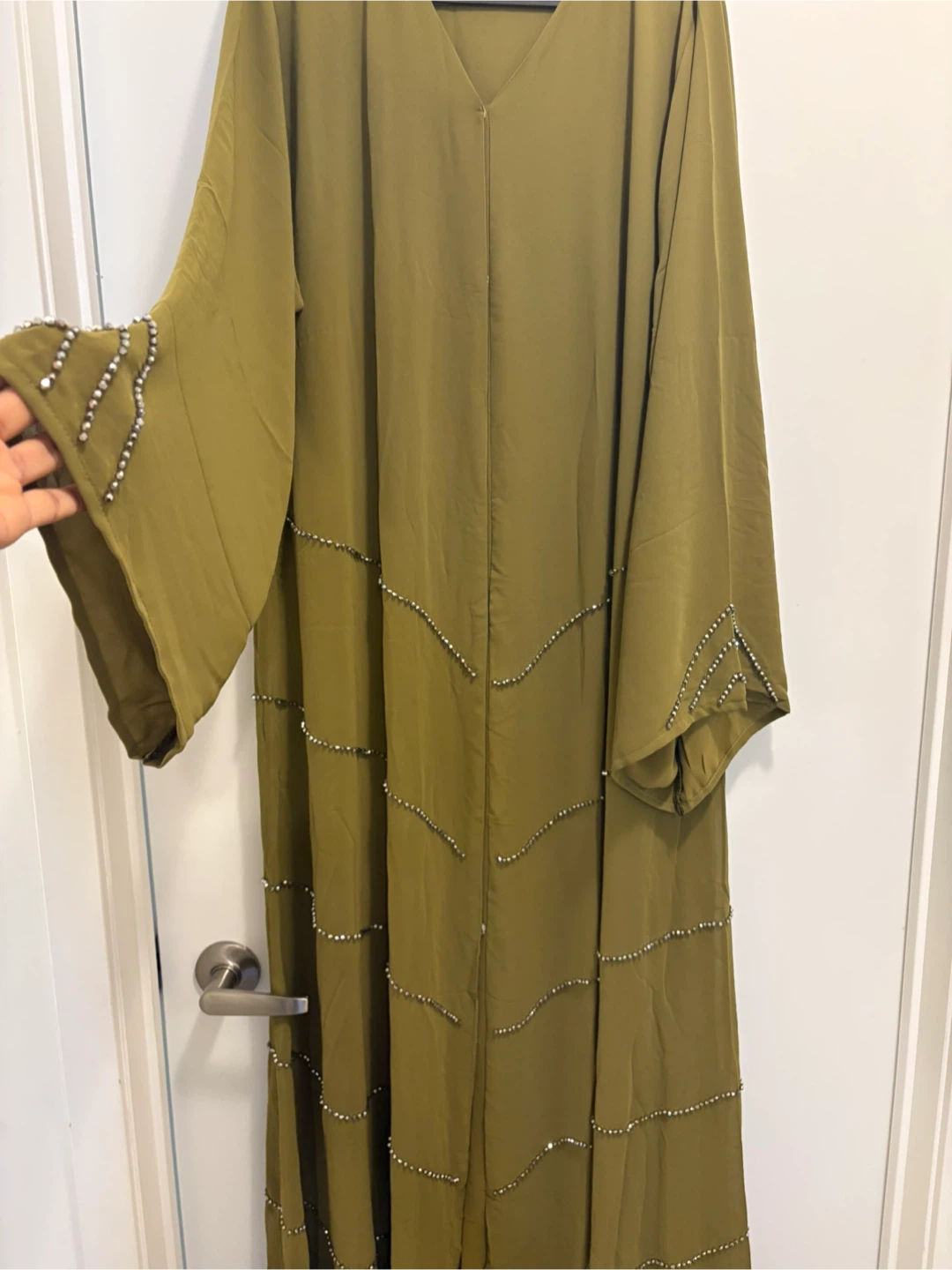 Brand new beaded chiffon abayas - photo 4