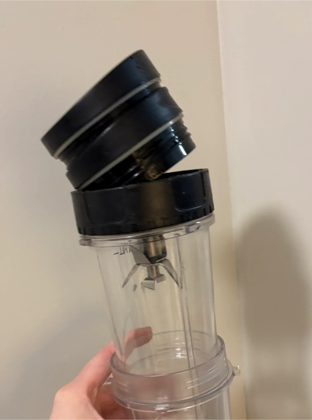 Ninja single serve cups, lips and blade