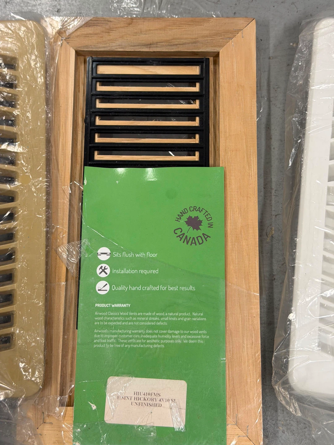 White Floor Vent Grille - photo 5