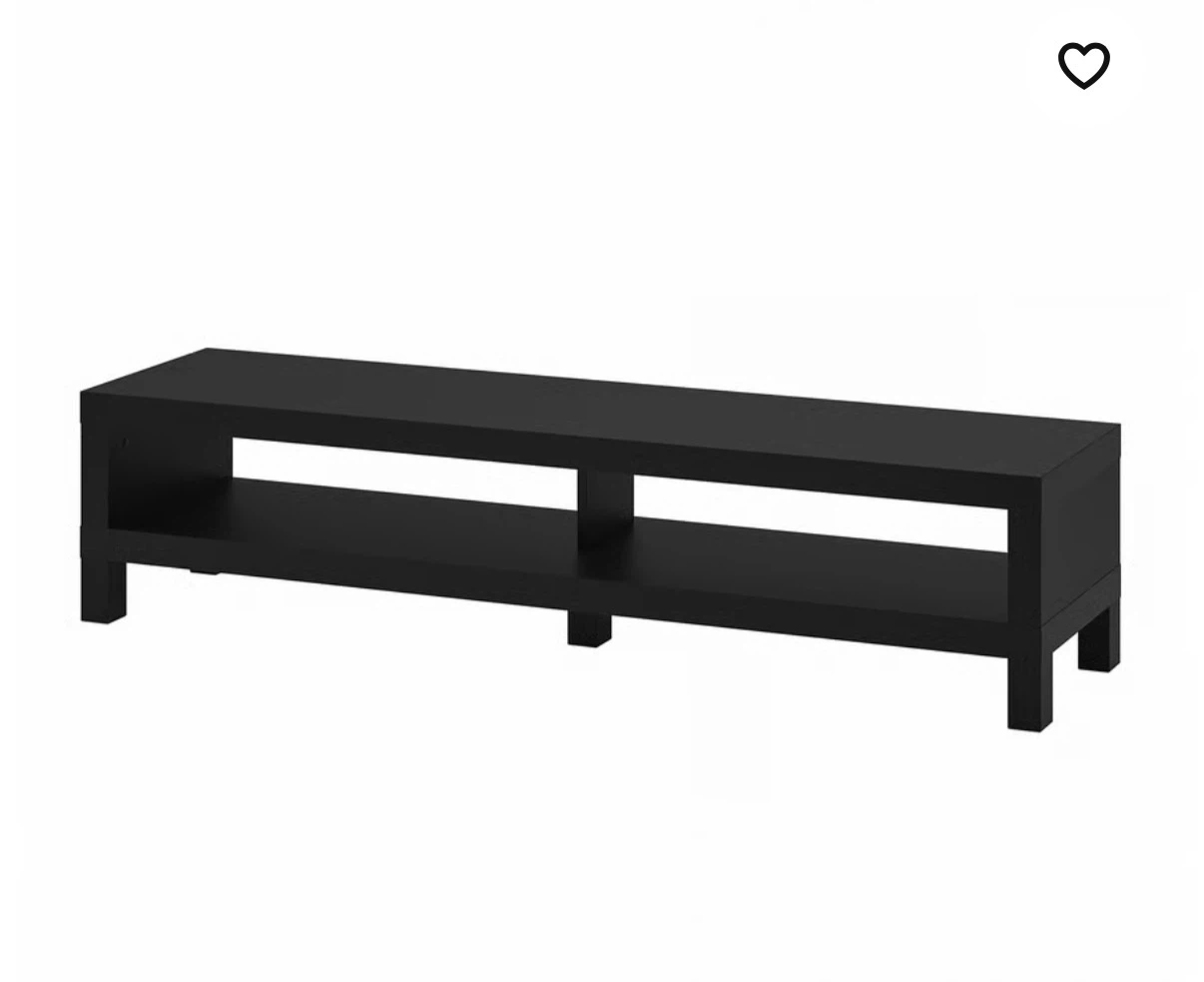 Black LACK TV Bench - photo 4