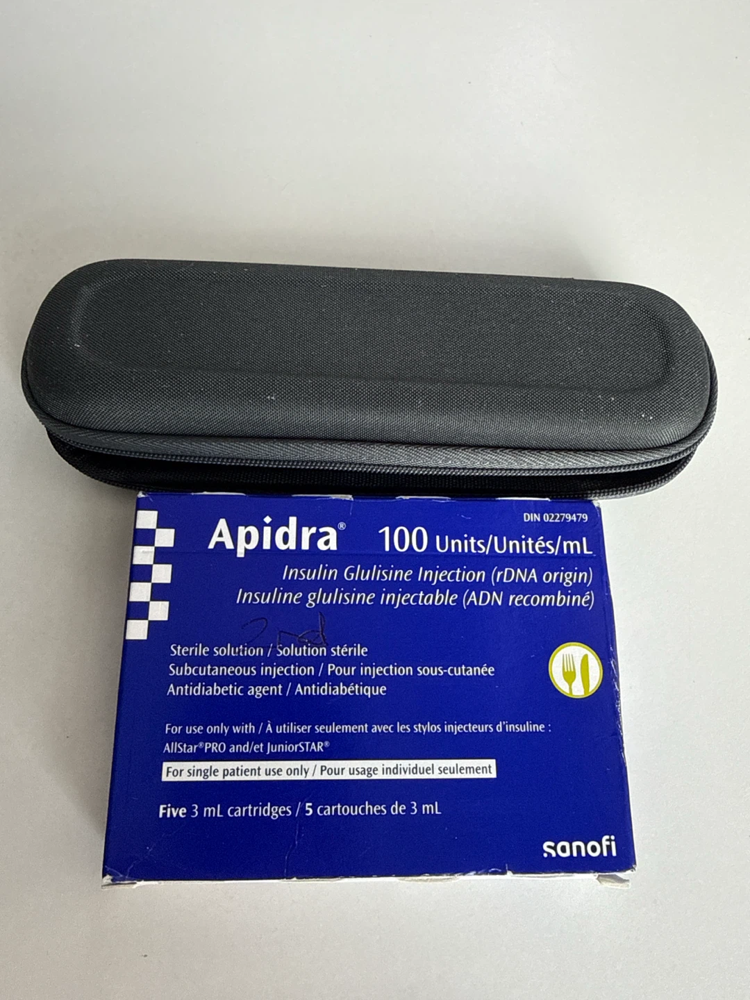 New Apidra insulin and new pen needle