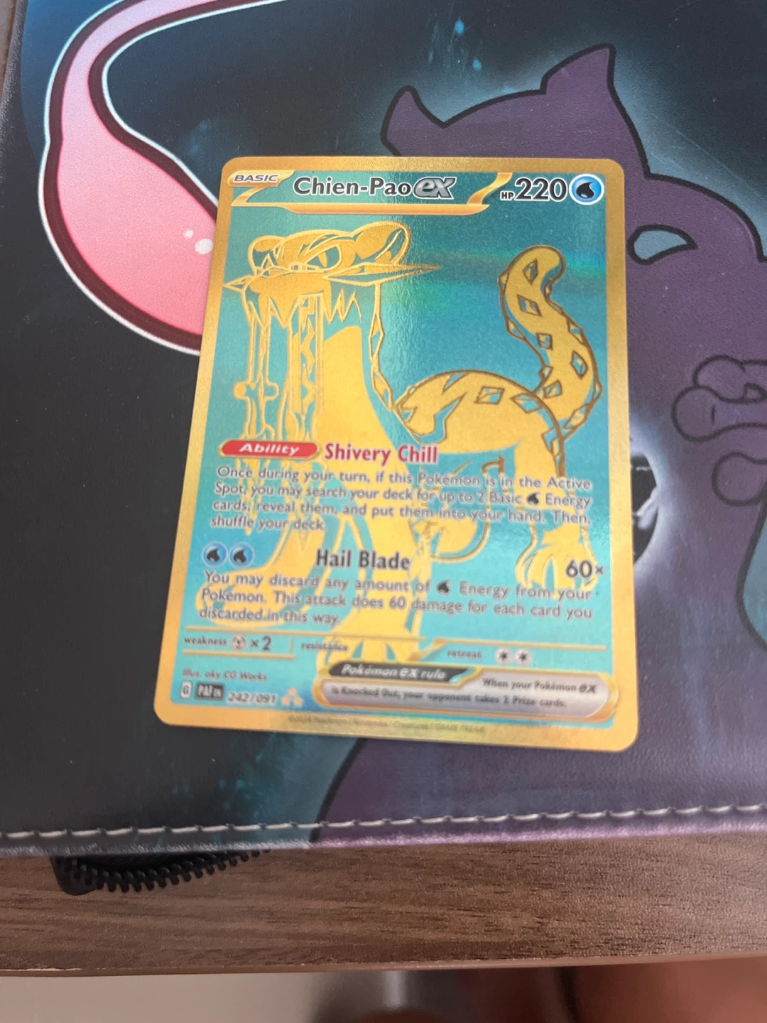 Chien-Pao EX #242 Pokémon Card - photo 3