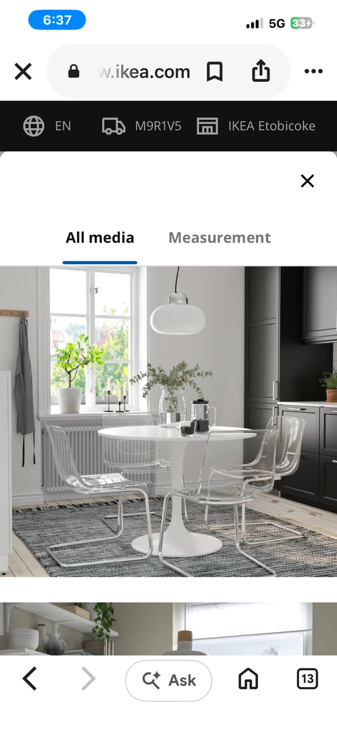 IKEA DOCKSTA Dining Table - photo 2
