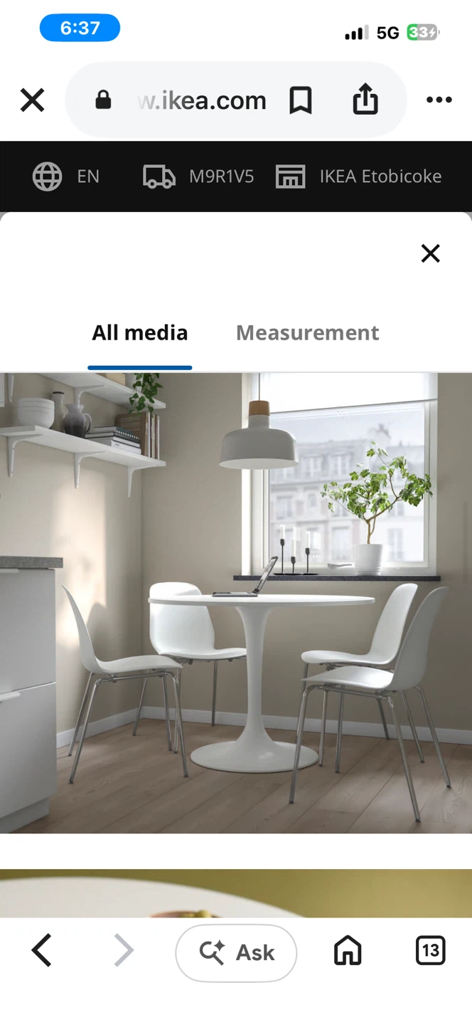 IKEA DOCKSTA Dining Table - photo 3