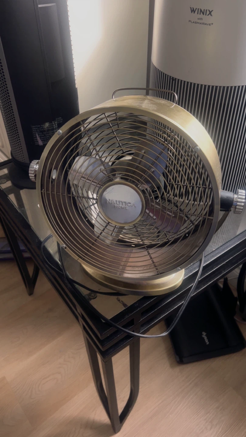 Vintage Home Gold Desk Fan - photo 2