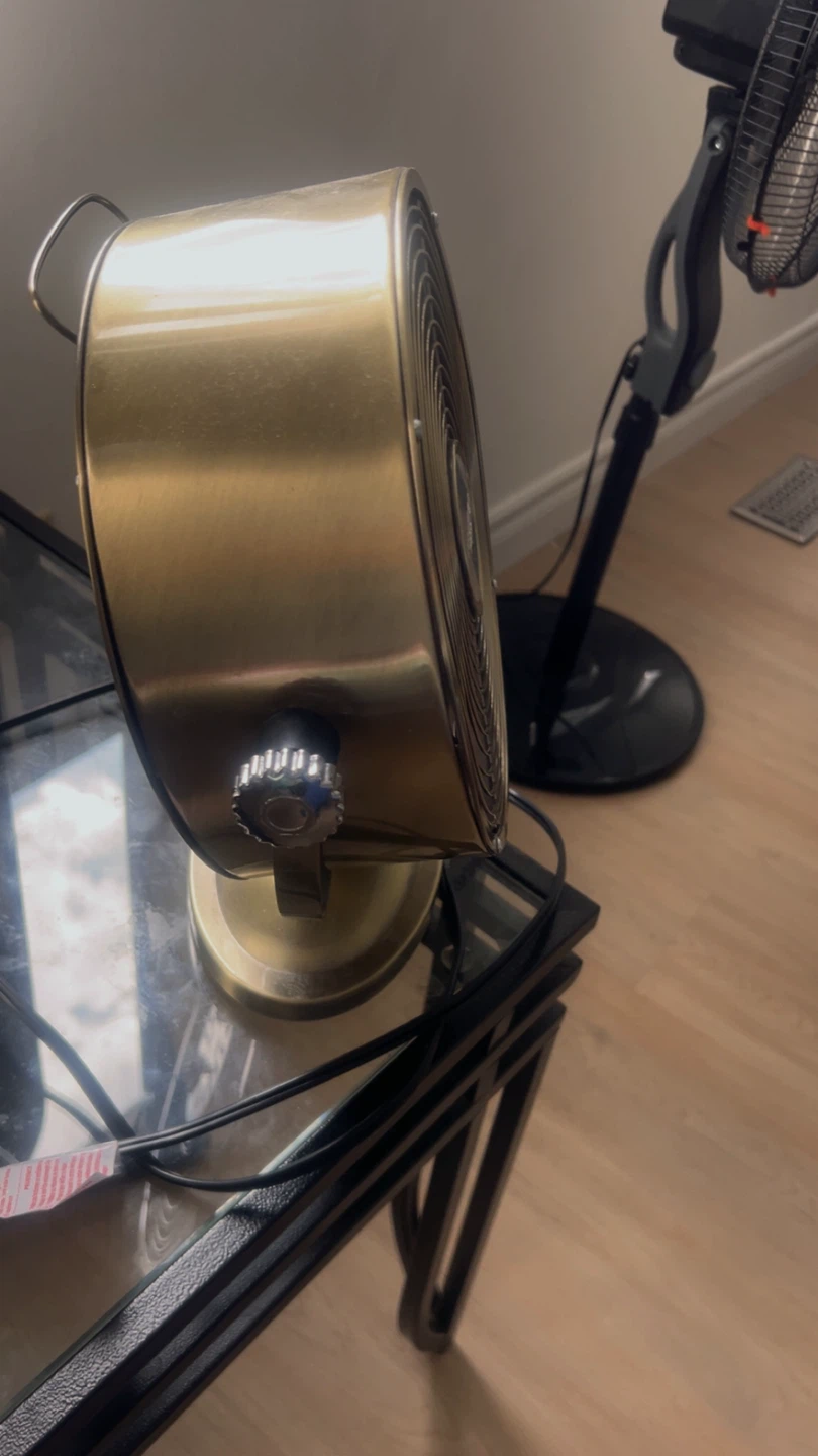 Vintage Home Gold Desk Fan - photo 3