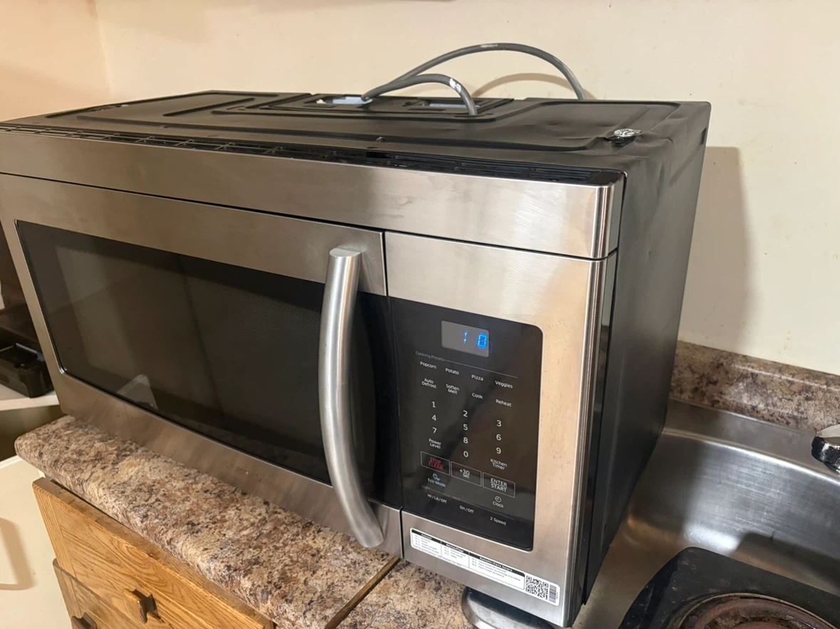 Samsung Stainless Steel Over-the-Range Microwave - photo 2