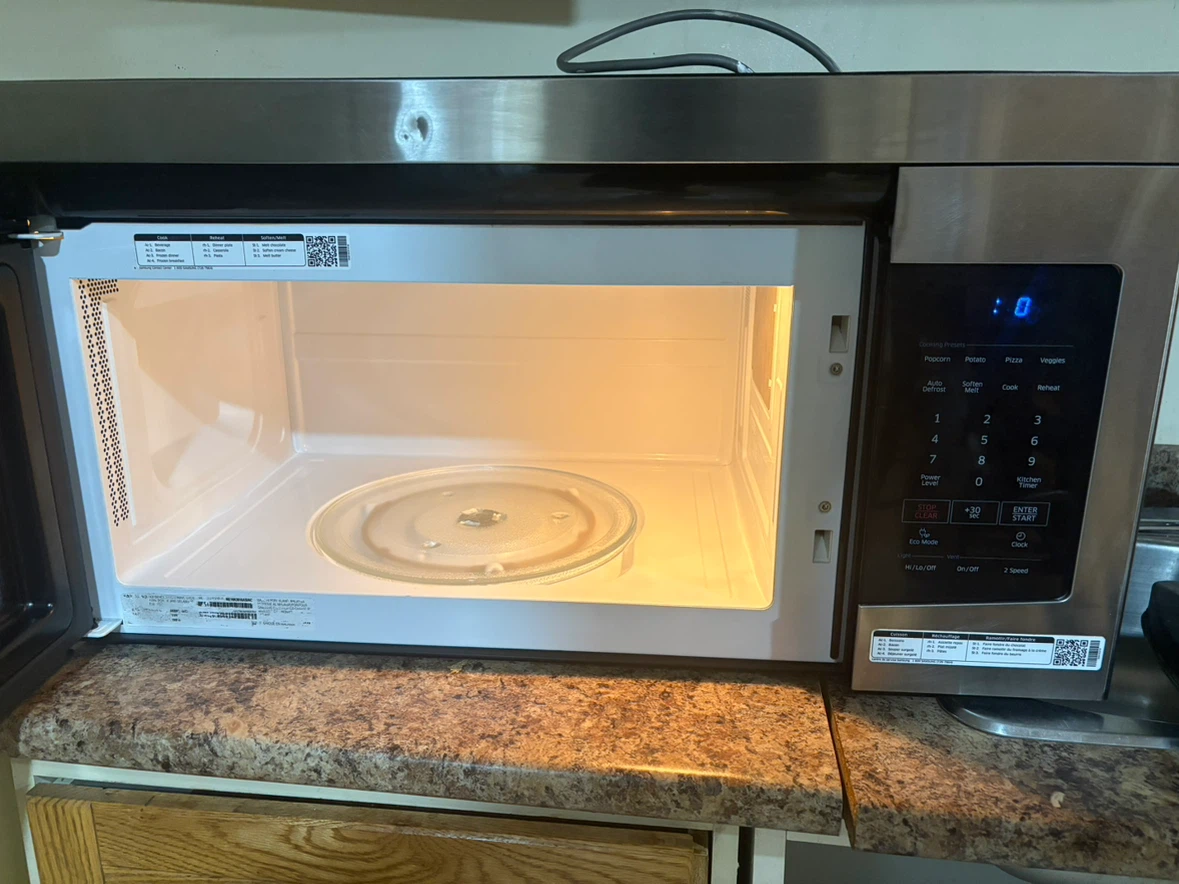 Samsung Stainless Steel Over-the-Range Microwave - photo 3