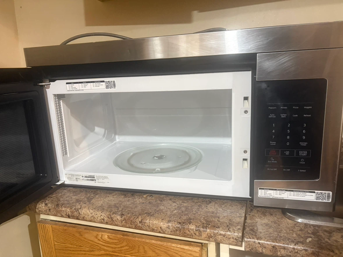 Samsung Stainless Steel Over-the-Range Microwave - photo 4