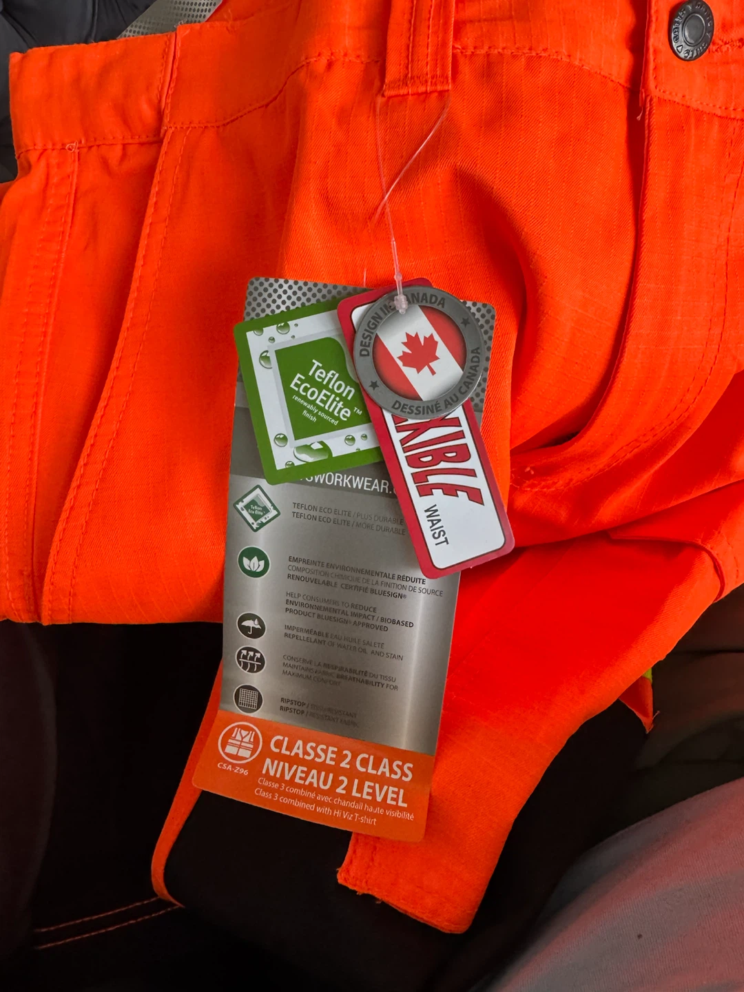 Gatts Workwear Orange Safety Pants Size 36/32 - photo 2