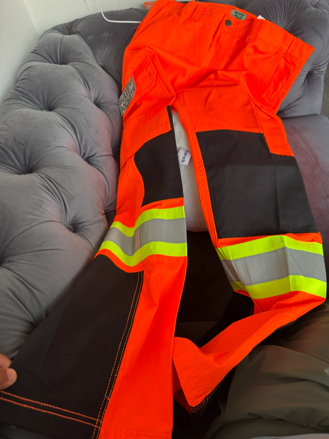 Gatts Workwear Orange Safety Pants Size 36/32 - photo 3