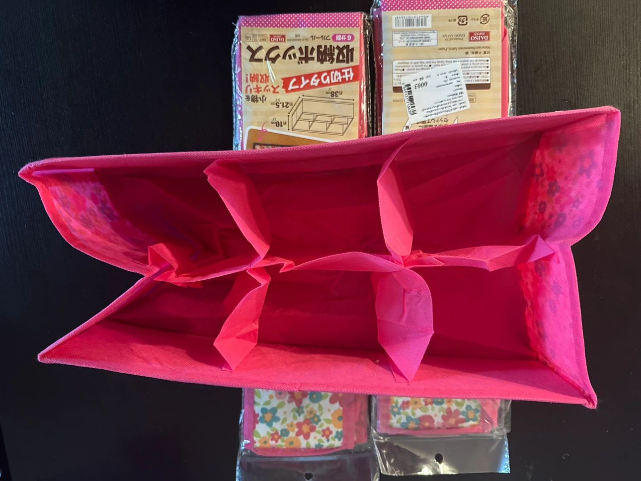Daiso Floral Storage Organizer Set – Brand New