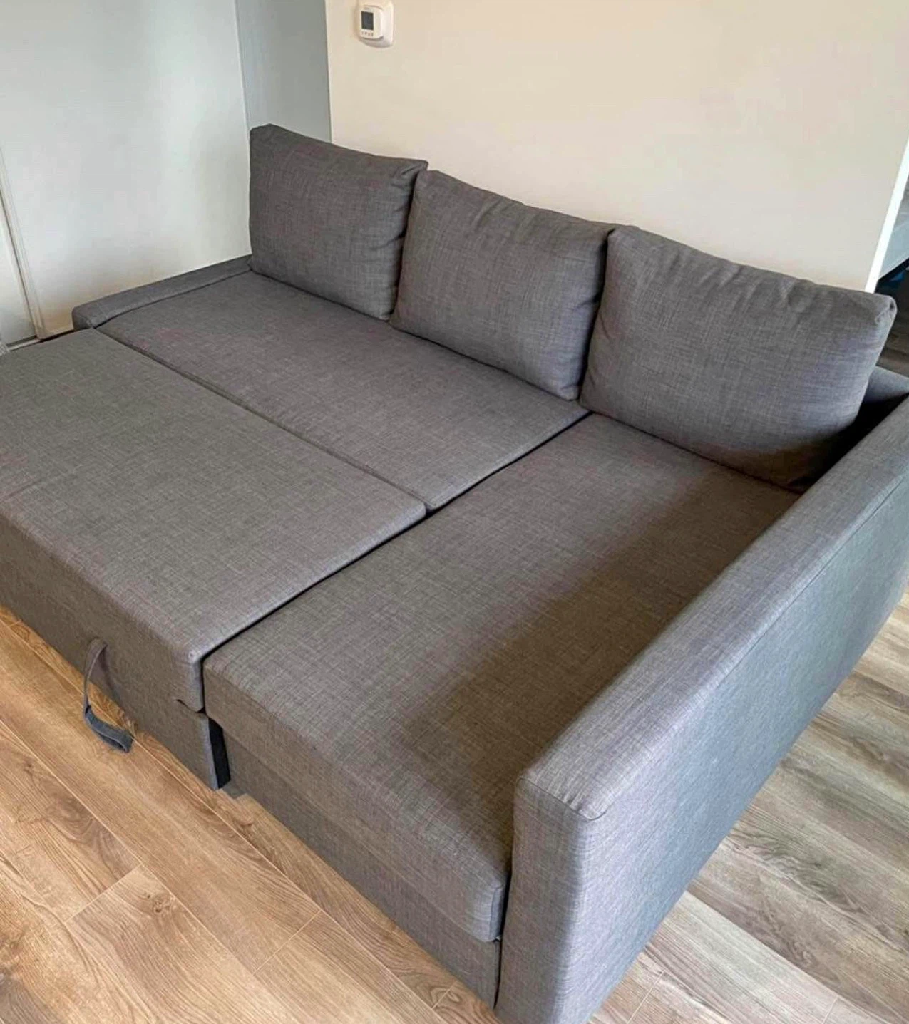 Grey Sectional Sofa Bed with Storage
