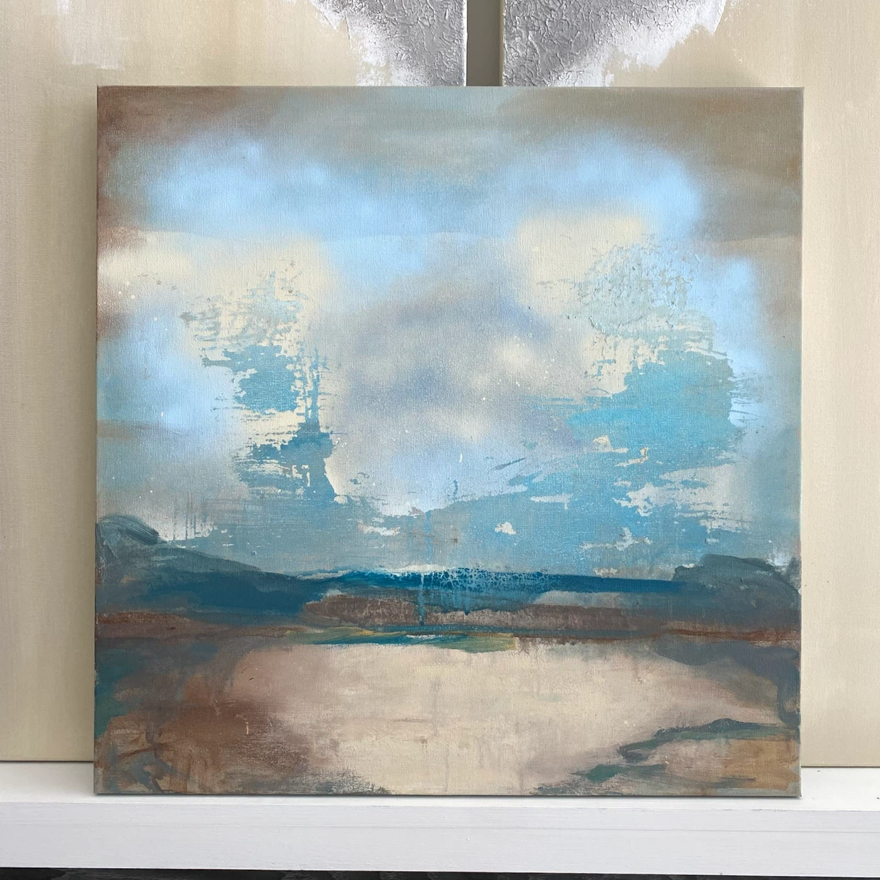 Original Painting Abstract Coastal Landscape wall Art