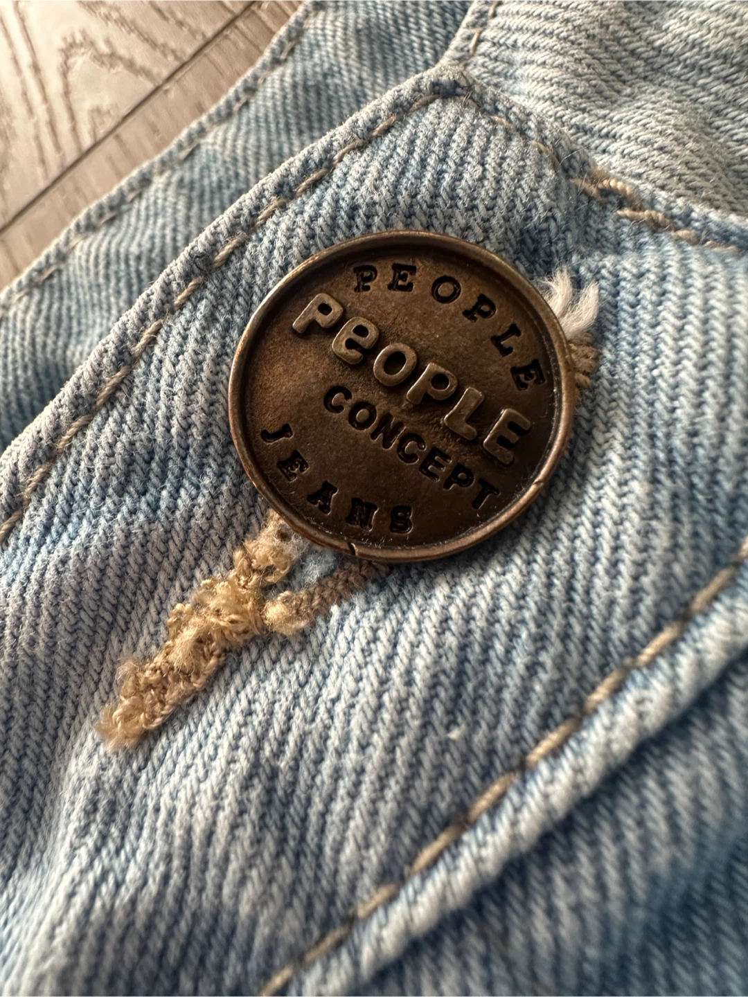 People Concept Denim Skort - Size 12 - photo 3