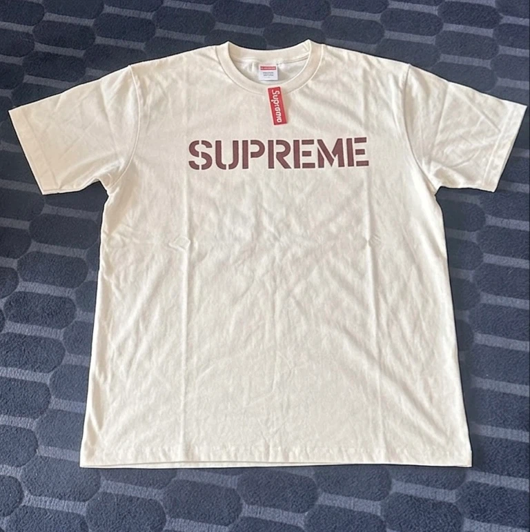 Supreme Hard Tee Natural (Size L) - Brand New with Tags
