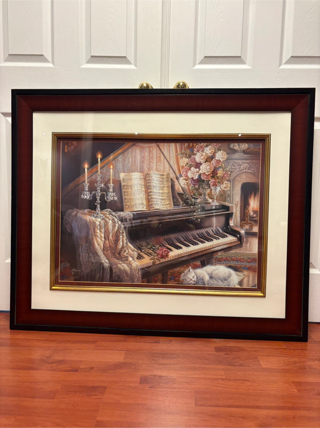 Sonata by Firelight by artist Judy Gibson