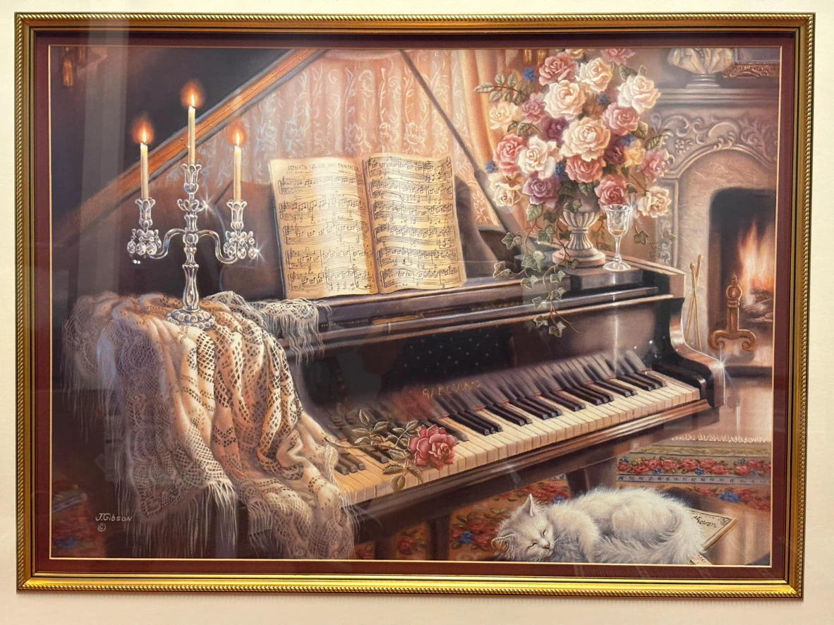 Sonata by Firelight by artist Judy Gibson - photo 2