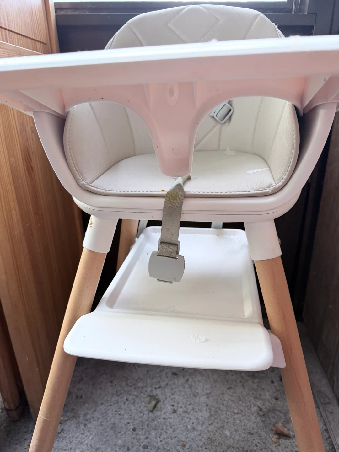BABY JOY Convertible High Chair - Beige - photo 3