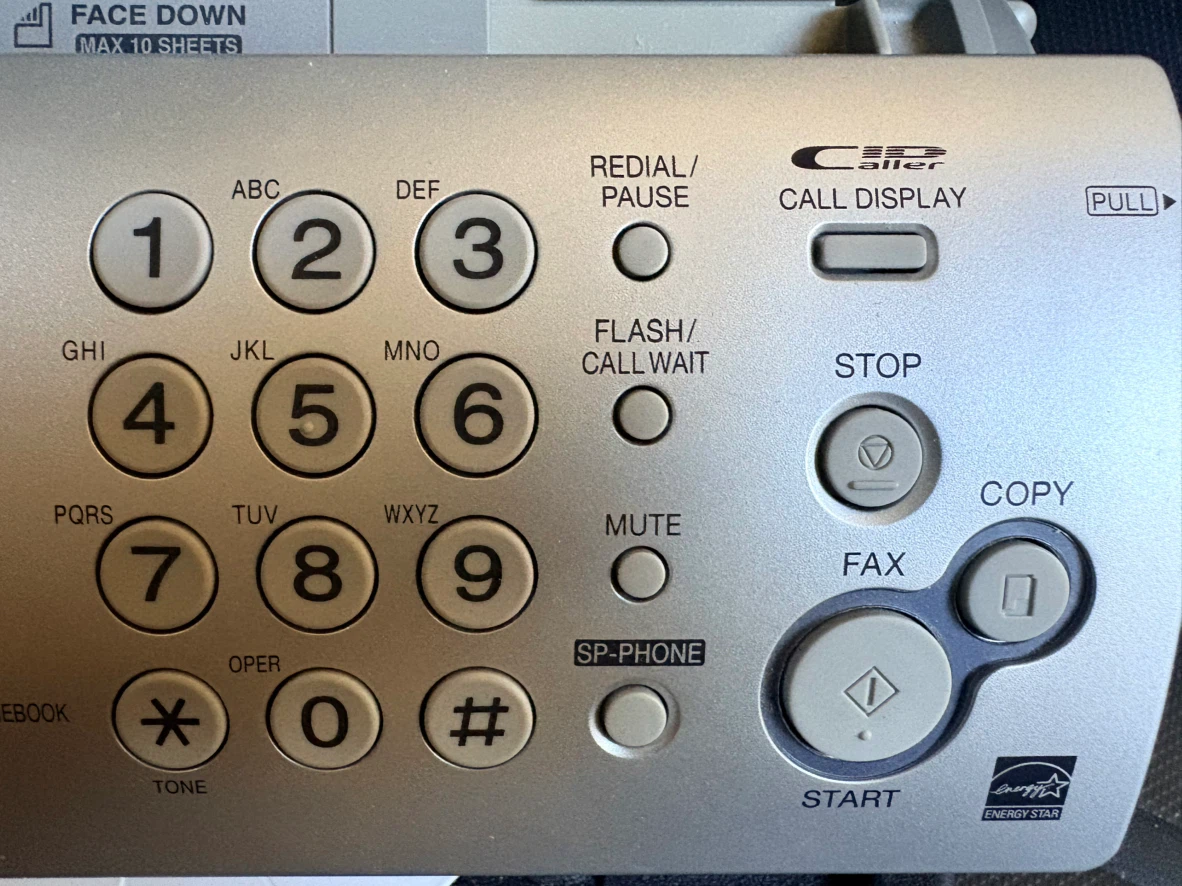 Panasonic KX-FG2451 Fax Machine with Cordless Handset - photo 4