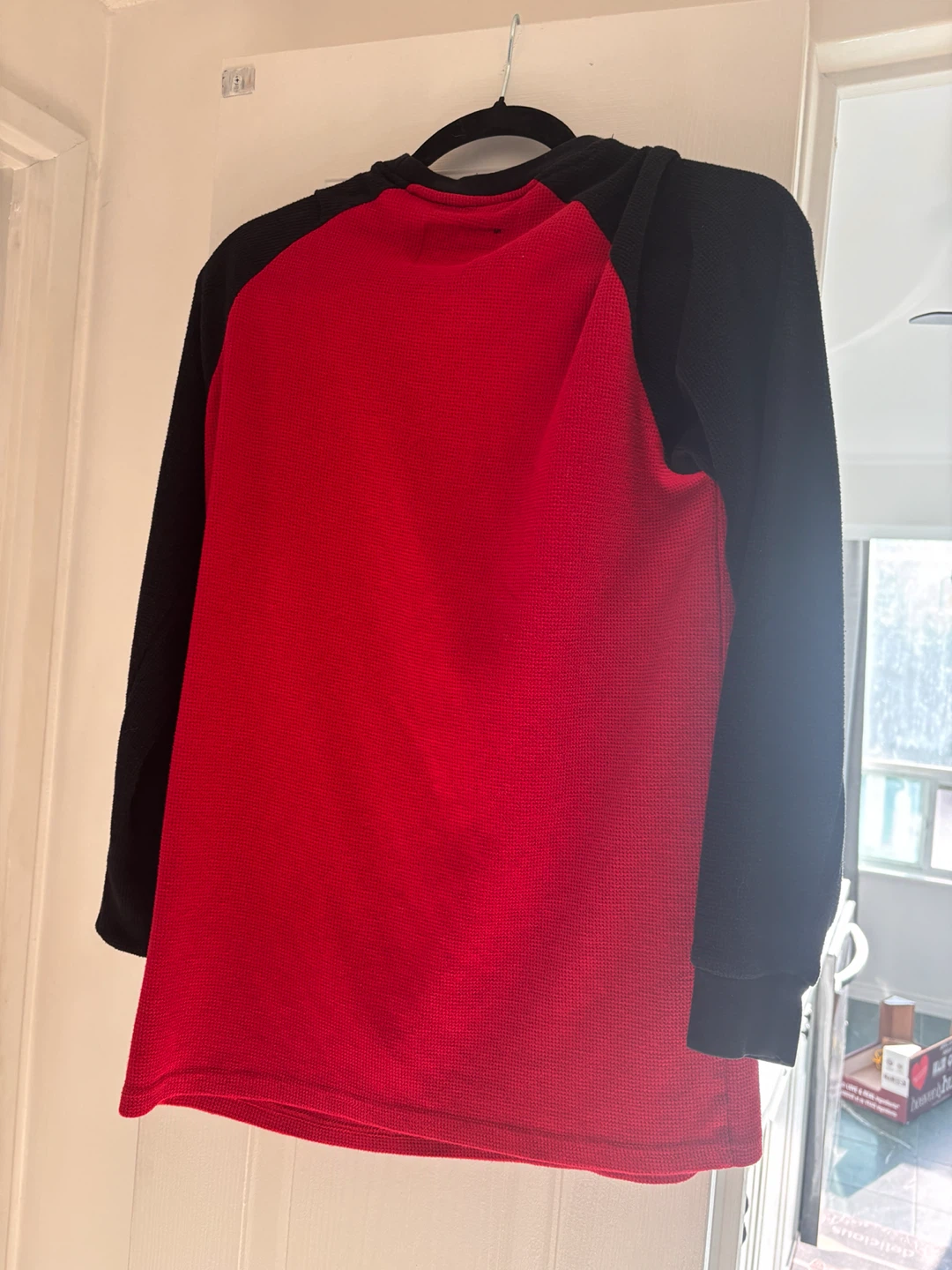 GALAXY by HARVIC Red & Black Long Sleeve Shirt X-Large - photo 3